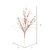  Vickerman 35" Glitter Berry Aritificial Christmas Spray 