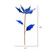  Vickerman 32" Glitter Poinsetta Artificial Christmas Spray 
