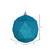  Vickerman 8 inch  Teal Glitter Geometric Ball Ornament 