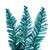 Vickerman 24 inch  Aqua Tinsel Artificial UnLit Wreath with 210 PVC Tips 