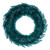  Vickerman 30 inch  Aqua Tinsel Artificial UnLit Wreath with 260 PVC Tips 