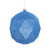  Vickerman 4.75 inch  Baby Blue Geometric Ball Ornament Featuring a Glitter Finish. Comes 4 per bag 