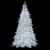  Vickerman 9 foot  x 56 inch  White Iridescent Spruce Artificial Pre-Lit Christmas Tree with Folding Metal Stand. 