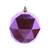  Vickerman 4.75 inch  Orchid Geometric Ball Ornament Featuring a Shiny Finish. Comes 4 per bag 