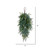 Vickerman Artificial Mixed Fern Cedar Teardrop 