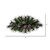 Vickerman Artificial Long Leaf Pine with Seeded Cedar, Eucalyptus Foliage, and Pinecones Candle Holder 