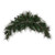  Vickerman Artificial Long Leaf Pine with Seeded Cedar, Eucalyptus Foliage, and Pinecones Crescent Swag. 