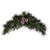 Vickerman Artificial Long Leaf Pine with Seeded Cedar, Eucalyptus Foliage, and Pinecones Crescent Swag. 