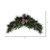  Vickerman Artificial Long Leaf Pine with Seeded Cedar, Eucalyptus Foliage, and Pinecones Crescent Swag. 
