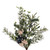  Vickerman Green Artificial Pine, Blueberry, and White Berry Wreath. 