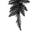  Vickerman Black Fir Artificial Christmas Teardrop 