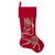  Vickerman Beaded Ornament Velvet Christmas Stocking 