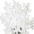  Vickerman LED White 6 Point Snowflake Tree Topper, Motion Light Cast 