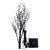  Vickerman Black Twig Tree  Purple/Orange LED 