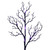  Vickerman Black Twig Tree  Purple/Orange LED 