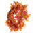 Vickerman 28" Fall Red Maple Leaf Wreath 