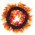 Vickerman 28" Fall Red Maple Leaf Wreath 