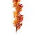 Vickerman 72" Fall Red Maple Leaf Garland 