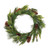  Vickerman Artificial Green Mixed Pine with Pinecone Wreath 