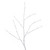 Vickerman White Icy Twig Tree LED Outdoor WW 
