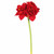 Vickerman 28 inch Artificial Single Red Velvet Amaryllis Stem, Set of 3
