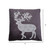 Vickerman Decorative 18 inch x 18 inch Nordic Deer Pillow