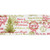 Vickerman 2.5 inch x 10 Yard Red and Green Nostalgic Stamp Pattern Christmas Ribbon