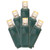 Vickerman 16 foot Warm White Single Mold Wide Angle LED Christmas light set, Green Wire