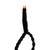 Vickerman 144 Orange LED Cluster Light Set, 24 foot Christmas Light Set, Black Wire