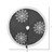 Vickerman Decorative 60 inch Winter Snowflake Christmas Tree Skirt