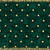Vickerman 2.5 inch x 10 yd Green with Gold dots Ribbon