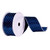 Vickerman 2.5 inch x 10 yd Navy with Silver dots Ribbon