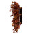 Vickerman Artificial 22 inch Orange Fall Leaves and Berries Wreath Features mini orange berry accents and a circular grapevine base