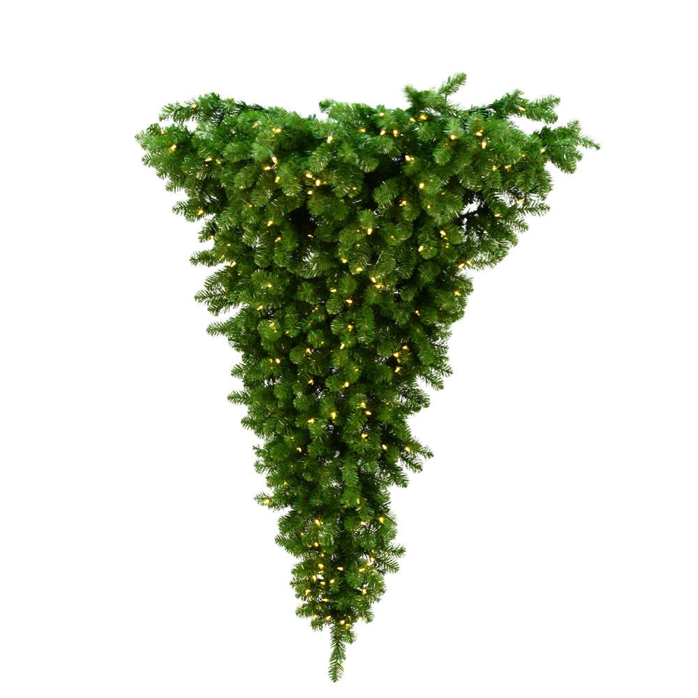 Vickerman Upside Down Artificial Christmas Half Tree