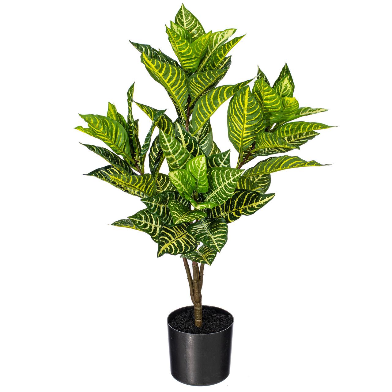 Vickerman Artificial Alocasia Zebrina Potted Plant - Thumbnail 3