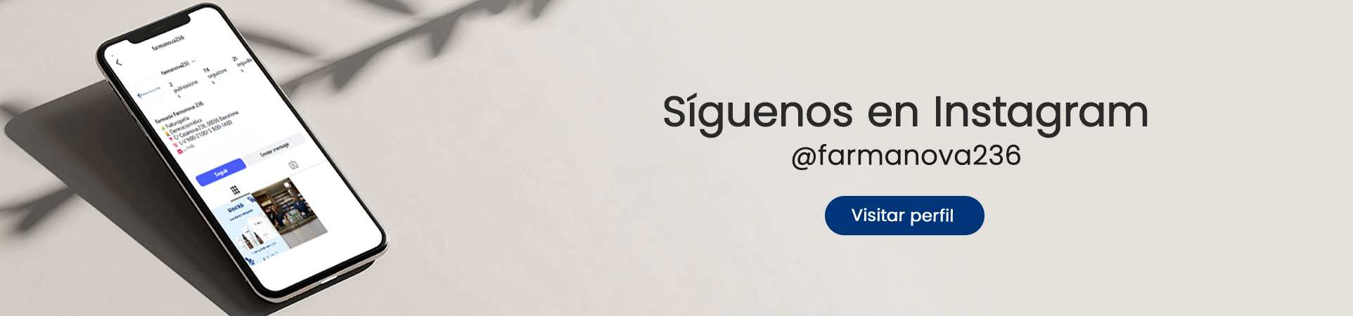 Síguenos en Intagram ¡No te pierdas las novedades