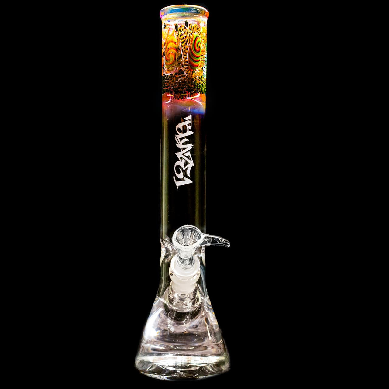 Beaker Bottom I/O Top Bong Rasta - Blaze1