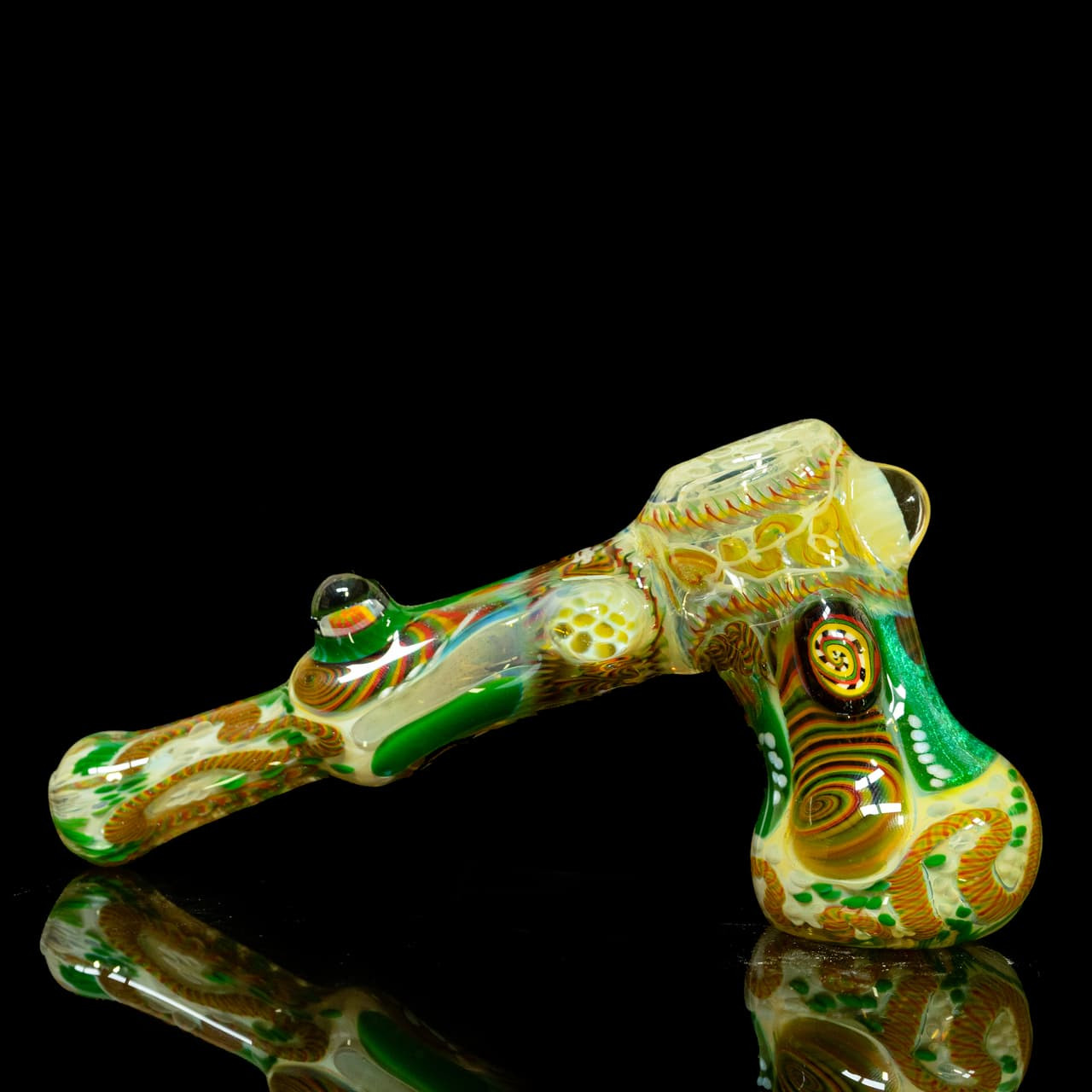 Heady I/O Hammer Bubbler Rasta - Blaze1