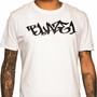 White T-shirt w/ Black Blaze1