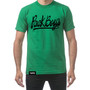 Men’s Clothing or Women’s Clothing unisex green T-shirt with Pack boys screen printed in black on the chest