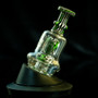 Heady Glass Dab Rig Puffco Attachment Green