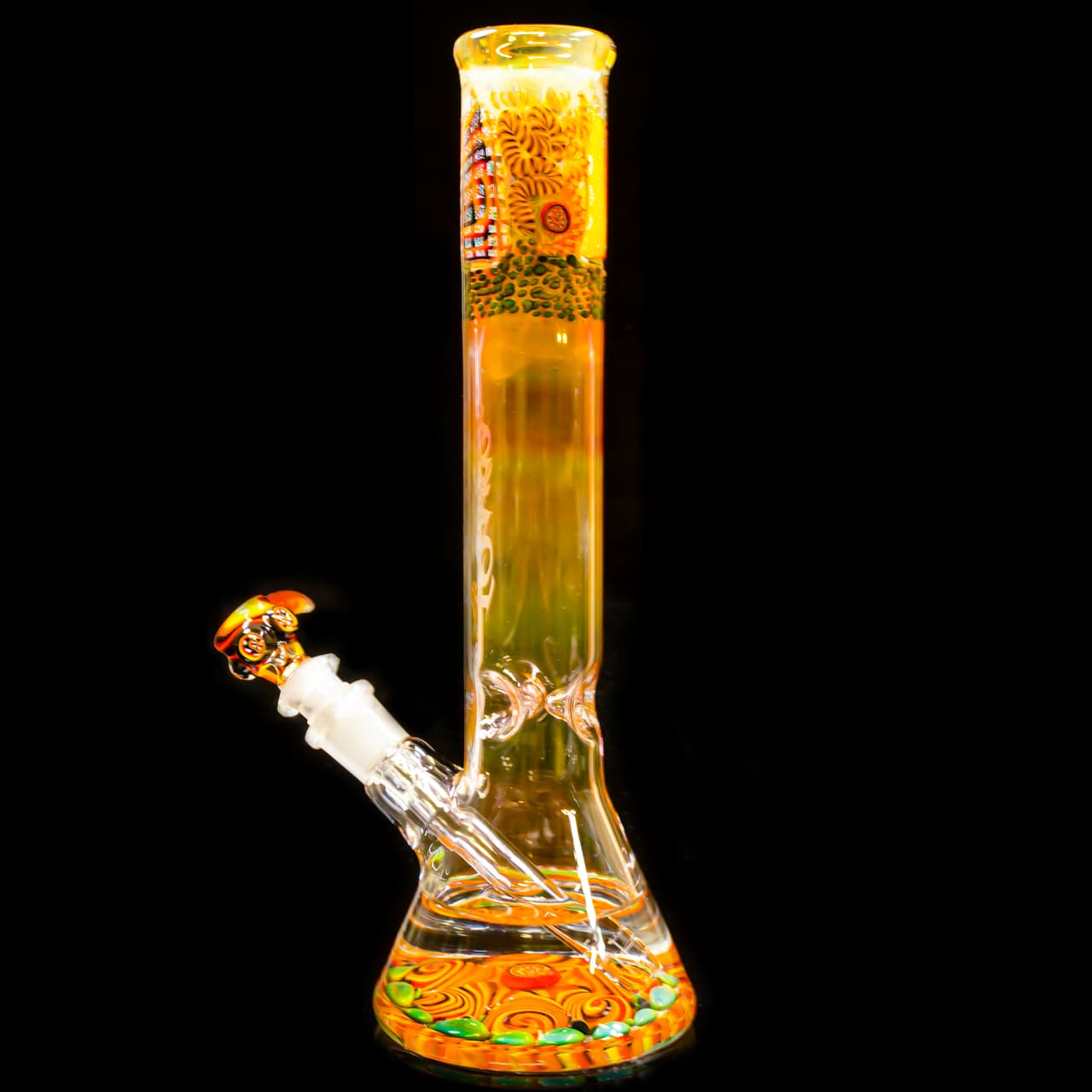 Beaker Bottom I/O Top and I/O Base Bong Sunfire Blaze1