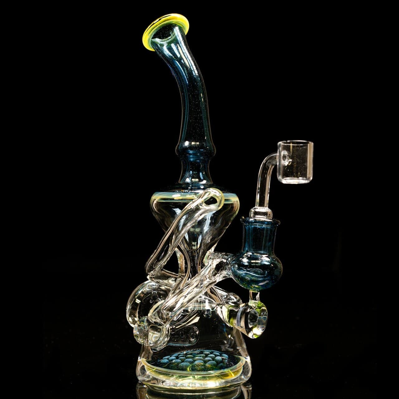 Boro Farms Puffco Peak or peak pro glass top with Color work