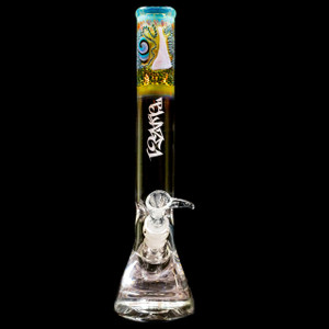 custom heady handmade Inside Out Beaker bong herb flower cannabis tube made in Chico, CA Chick