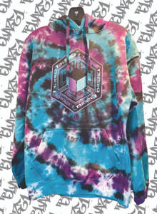 Tie Dye Front, impossible cube, hand dyed