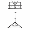 Portable and Adjustable Stable Music Stand with Carrying Bag - Collapsible and Folding Metal Music Sheet Stand