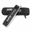 Easttop T16-64K Professional Chromatic Harmonica – 16 Holes 64 Tones Key of C Mouth Organ with Case