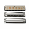 Easttop T002 10 Hole Diatonic Harmonica – Blues Harmonica with Stainless Steel Cover and Case