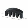 Rubber Violin Practice Mute for 1/2–4/4 Violins – Black