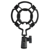 Condenser Microphone Shock Mount – Black Plastic Frame